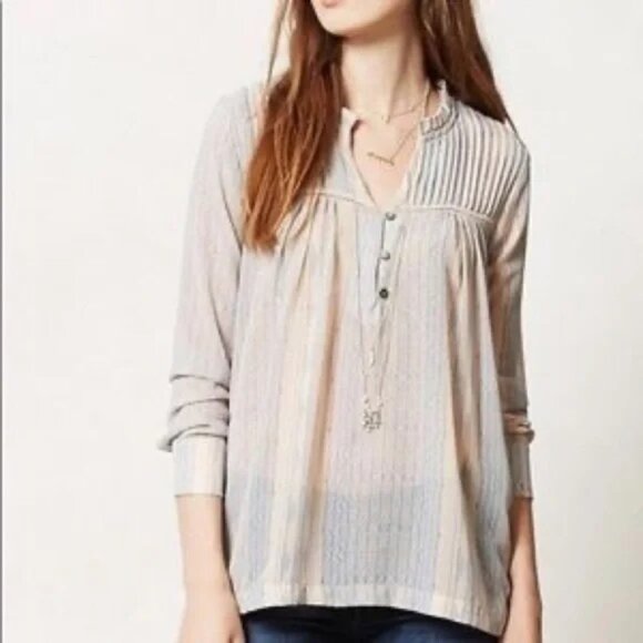 Anthropologie Dolan Odessa Peasant Blouse XS - Picture 1 of 4